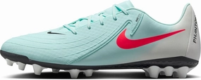 Nike Phantom GX 2 Academy AG Low-Top Soccer Cleats (FJ2552-300, Mint/Off Noir/Atomic Red) Size 8.5
