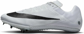 Nike Rival Sprint Track & Field Sprinting Spikes (DC8753-100, White/Metallic Silver/Pure Platinum/Black) Size 6.5