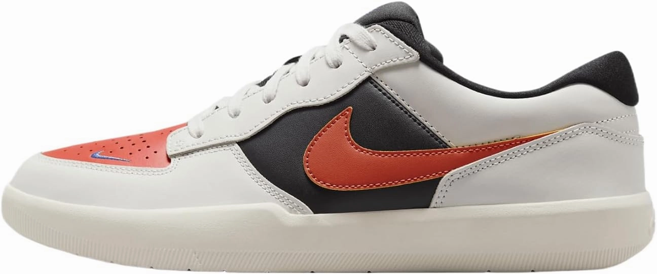 Nike SB Force 58 Premium Skate Shoes (DV5476-004, Light Bone/Black/Astronomy Blue) Size 8