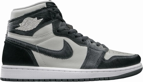 Nike Women's Jordan Air 1 DZ2523 001 Twist 2.0 Sneakers, Medium Grey/Black-white, 6