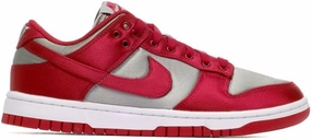 Nike Women's Low-Top Sneakers, Medium Grey Varsity red White, 7.5