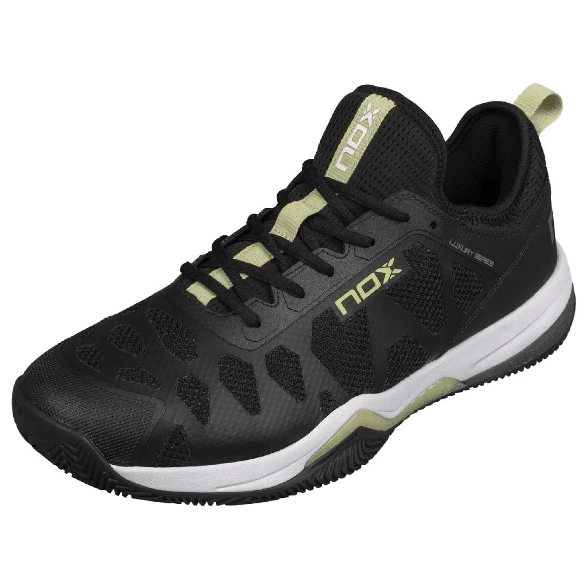 Nox NERBO Black/Soft Lime Padel Shoes