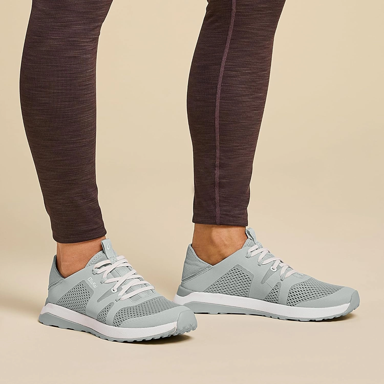 OLUKAI Huia Women's Athletic Sneakers, Lightweight & Breathable Mesh, Comfort Fit & Wet Grip Rubber Soles, Durable & Supportive
