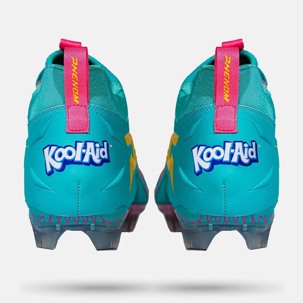Phenom Elite Kool-Aid Sharkleberry Fin Football Cleats  Quantum Speed Lightweight, Traction, and Style for Football, Lacrosse, and Rugby