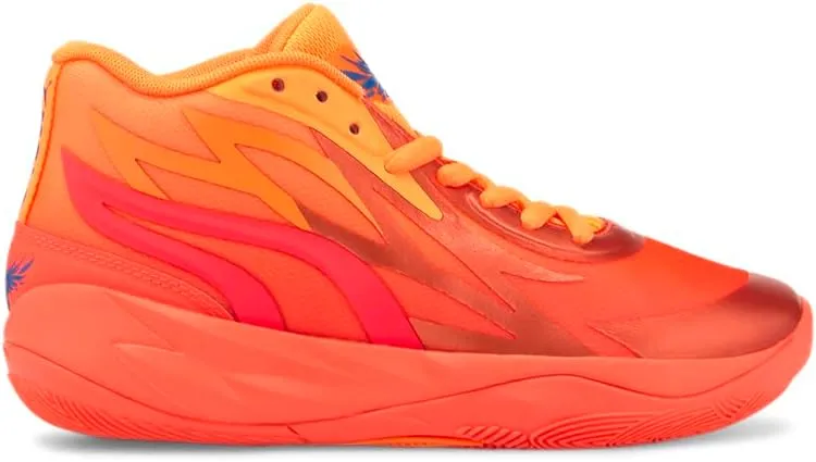 PUMA Kids Boys Mb.02 Basketball Sneakers Shoes - Orange - Size 6 M