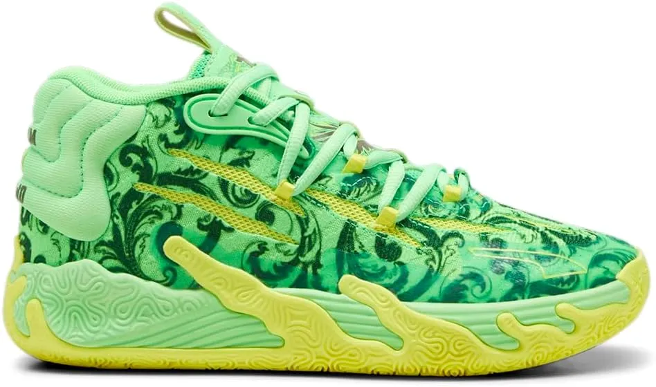 PUMA Kids Boys Mb.03 La France Basketball Sneakers Shoes - Green - Size 6.5 M