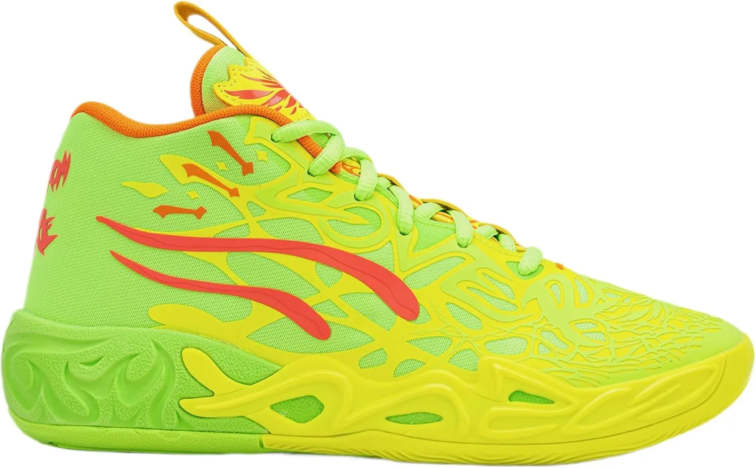 Puma Kids Boys Mb.04 Basketball Sneakers Shoes - Yellow