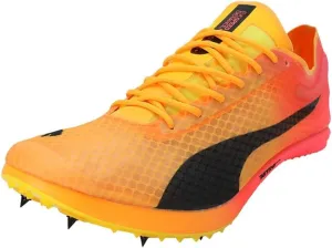 Puma Unisex Evospeed Distance Nitro Elite  4 Running Shoes Spikes Sun Stream/Sunset Glowsun Stream/Sunset Glow/Puma Blacksun Stream/Sunset Glow/Black - Orange