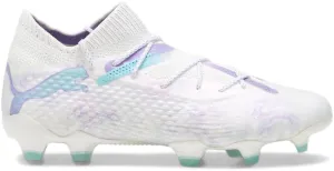 PUMA Womens Future 7 Ultimate Brilliance Firm GroundArtificial Ground Soccer Cleats Cleated, Firm Ground - White - Size 6 M