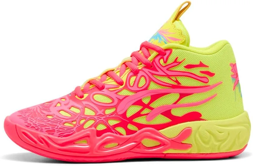 Puma x Lamelo Ball MB.04 1Love - Boys' Grade School (Yellow Alert/Pink Alert)