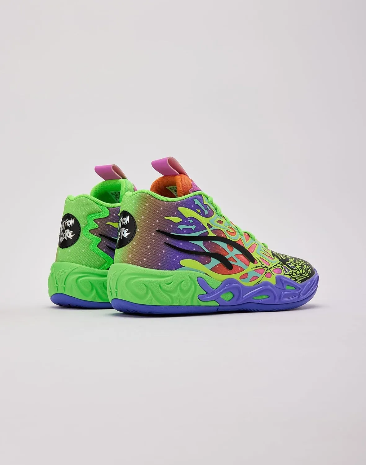 PUMA x LaMelo Ball MB.04 Be You Grade School Basketball Shoes (Purple/Green)