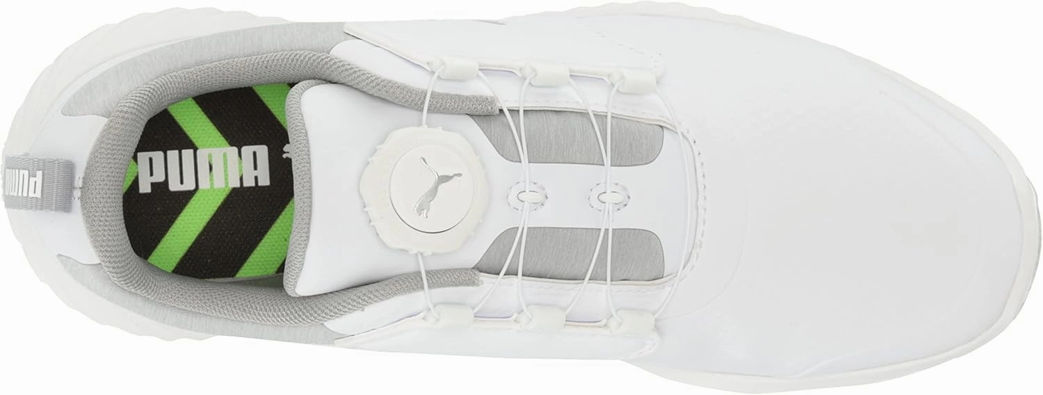 PUMA Golf Unisex-Child Ignite Pwrcage JRS Golf Shoe