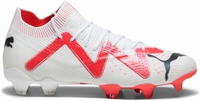 PUMA Womens Future Ultimate Firm Ground/Ag Soccer Cleats Cleated, Firm Ground - White - Size 6.5 M