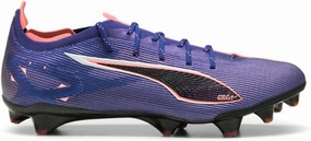 PUMA Womens Ultra 5 Carbon Firm Ground Soccer Cleats Cleated - Blue - Size 6 M