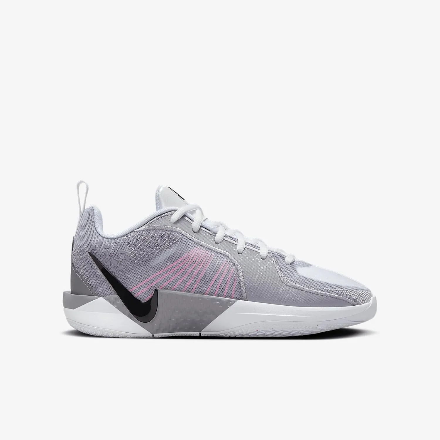 Sabrina 2 "Court Vision Big Kids' Basketball Shoes (FQ7376-101, White/Cement Grey/Black/Pinksicle)