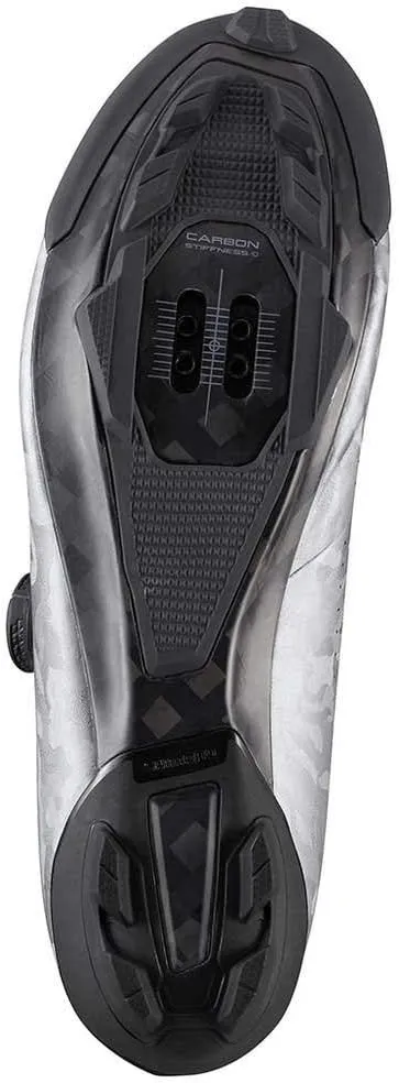 SHIMANO Men's Modern RC7 (RC702) Shoes, White, Size 47 Wide, 9 AU