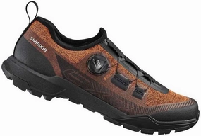 SHIMANO Women's Cycling Track Shoe, Orange, 8.5