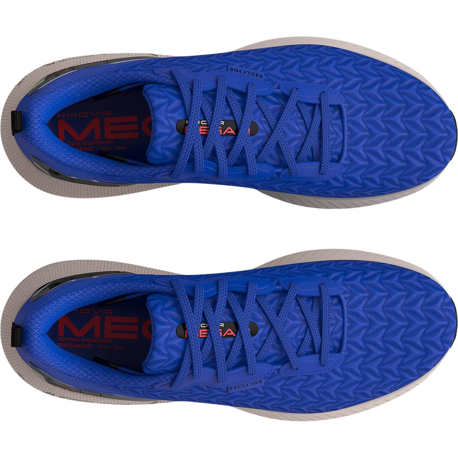 Shoes Under Armour Under Armour HOVR Mega 3 Clone Mens Running Shoes - Blue