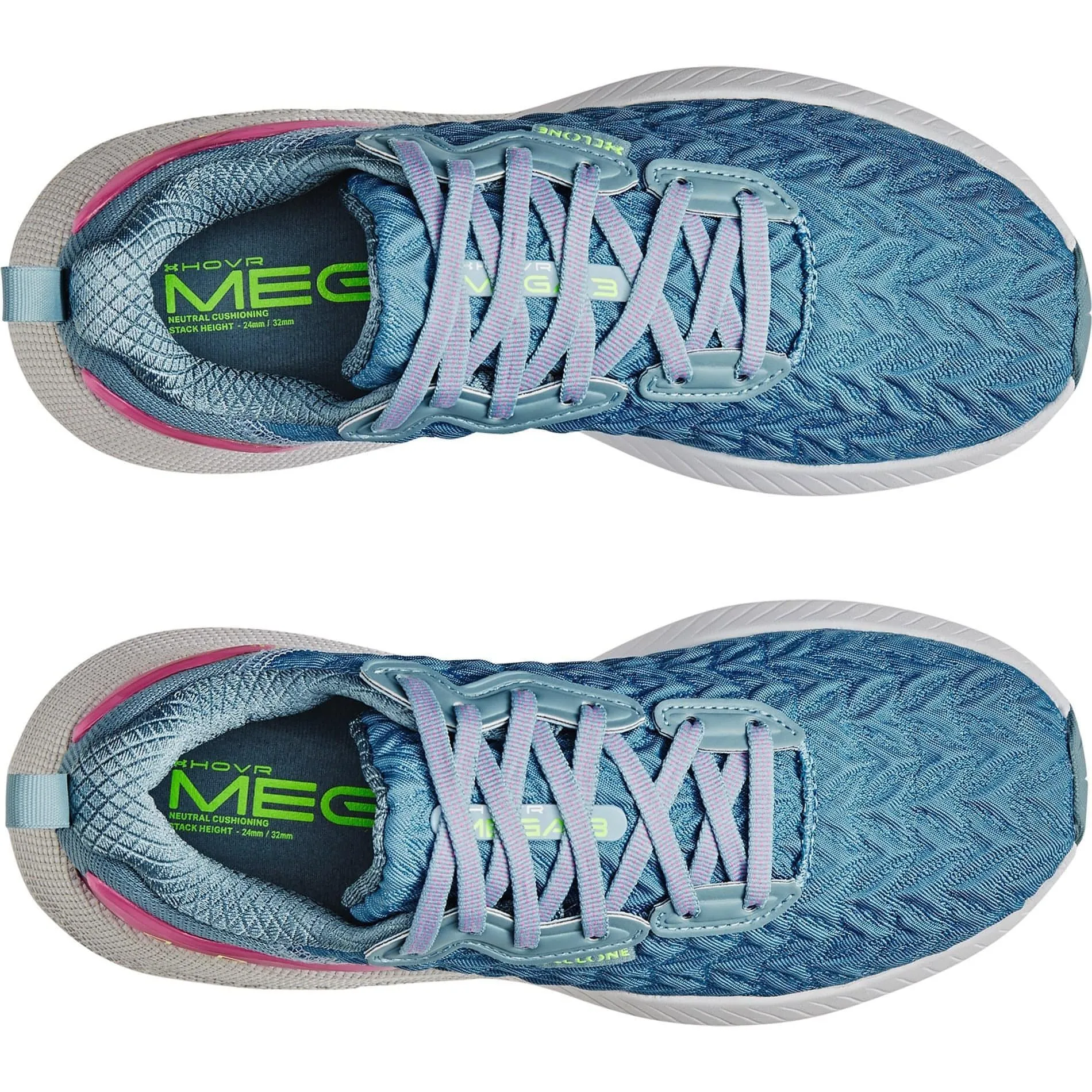Shoes Under Armour Under Armour HOVR Mega 3 Clone Womens Running Shoes - Blue