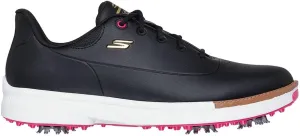 Skechers Golf Women's Jasmine Waterproof Golf Shoe Sneaker, Black Pink, 6