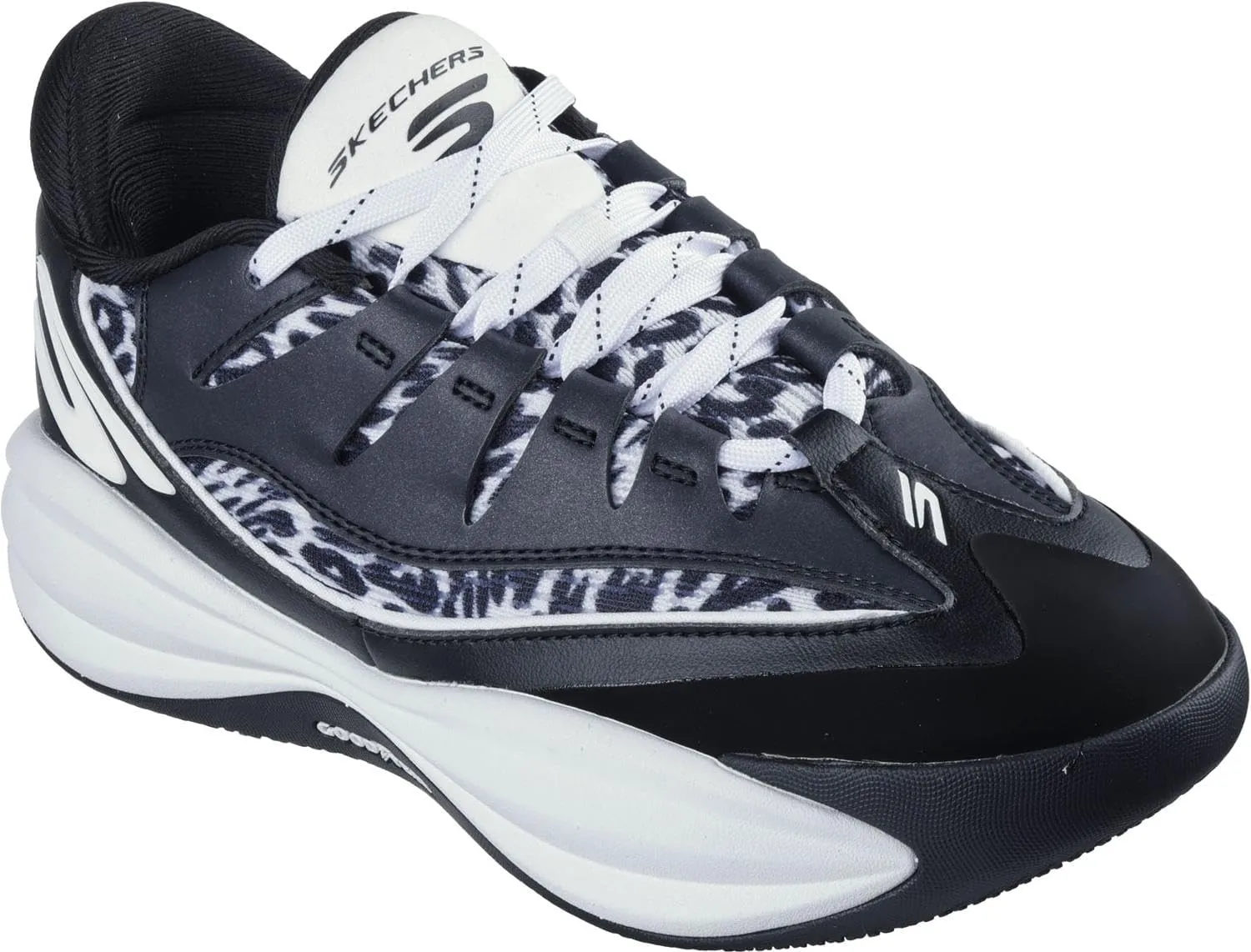 Skechers - Womens Skx B-Lite Sneakers, Color Black/White, Size: 7 M US