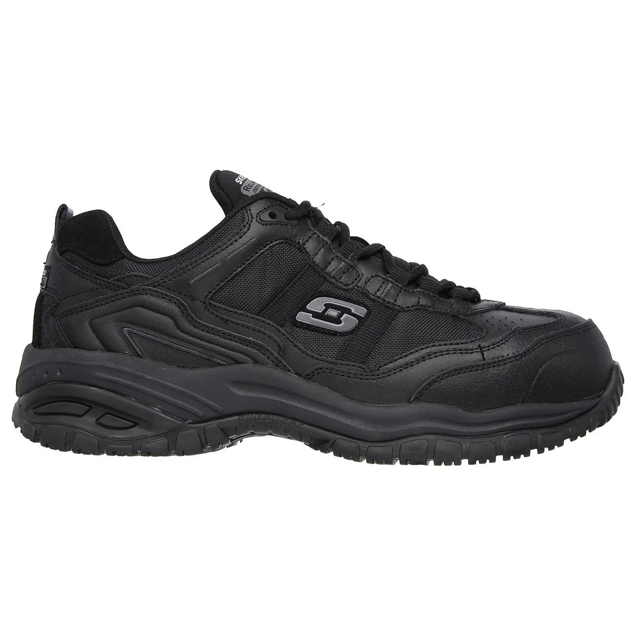Skechers Work Relaxed Fit: Soft Stride  Grinnell Comp Safety Trainers
