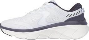 Skechers - Womens D'Lux Walker 2.0 - Active Pace Sneakers, Color White/Multi, Size: 9 M US