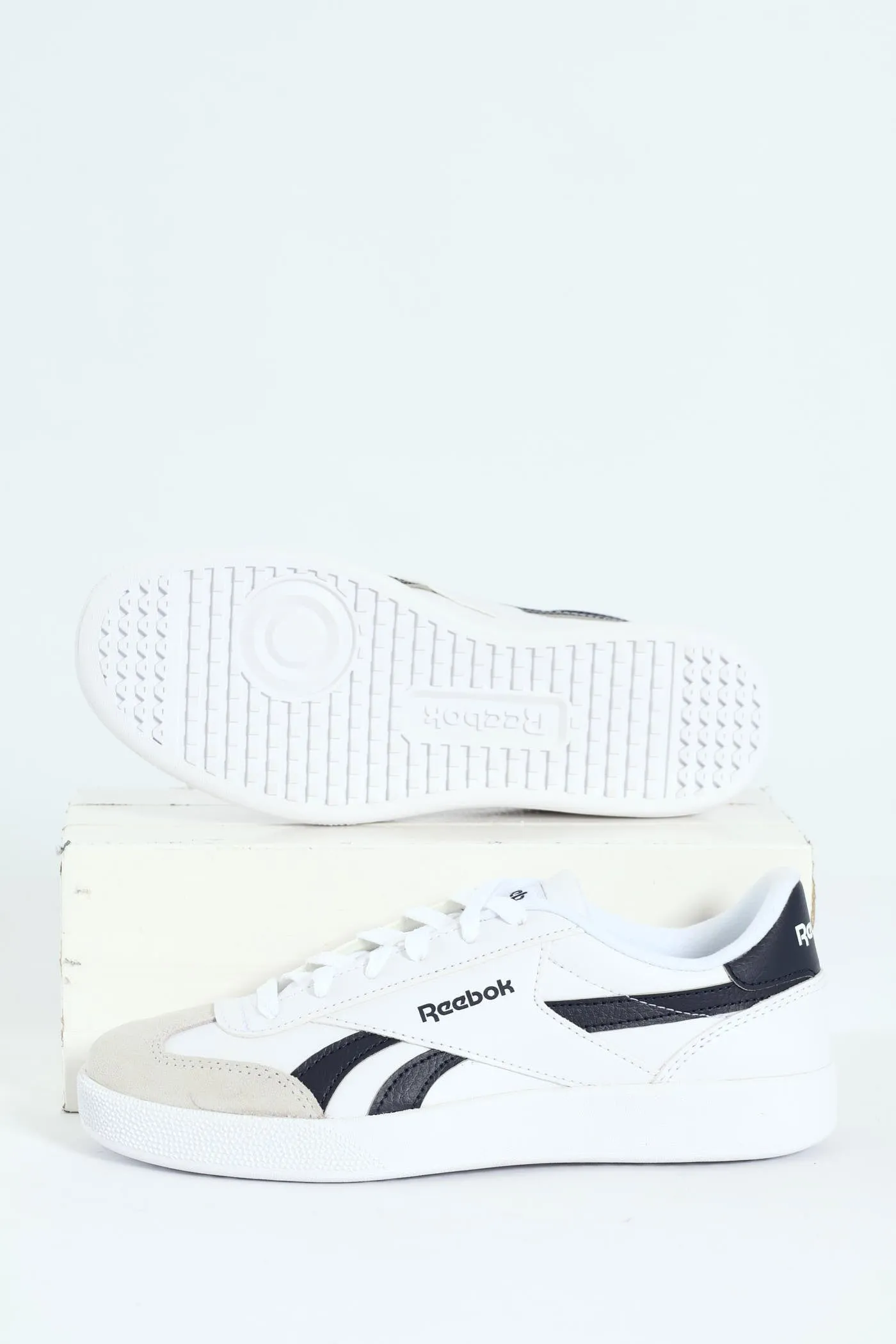 Smash Edge Sneaker - White/Navy