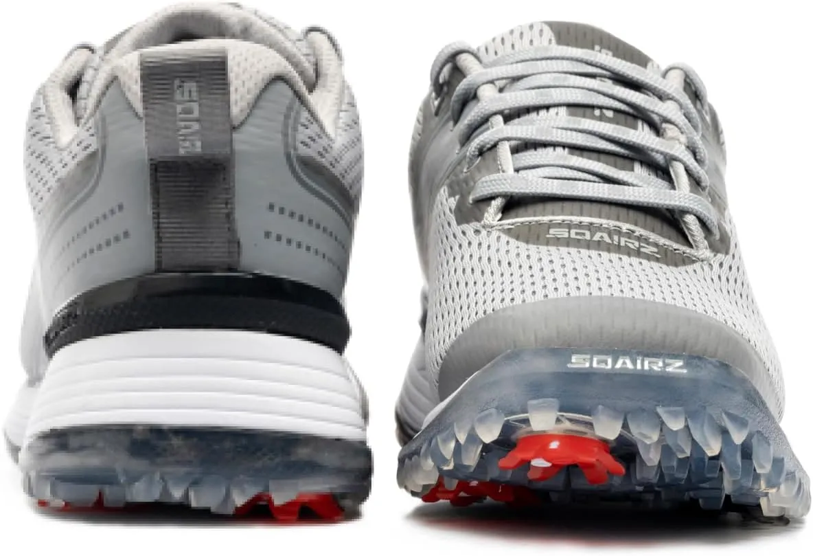 SQAIRZ Freedom Mesh Women's Athletic Golf Shoes, Golf Shoes, Designed for Balance & Performance, Replaceable Spikes, Breathable with Spikes