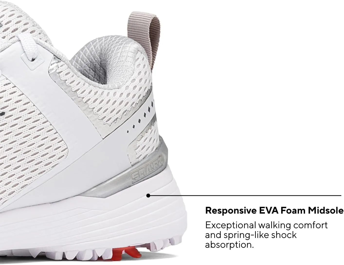 SQAIRZ Freedom Ultra Women's Athletic Golf Shoes, Designed for Balance & Performance, Replaceable Spikes, Breathable, Golf Footwear