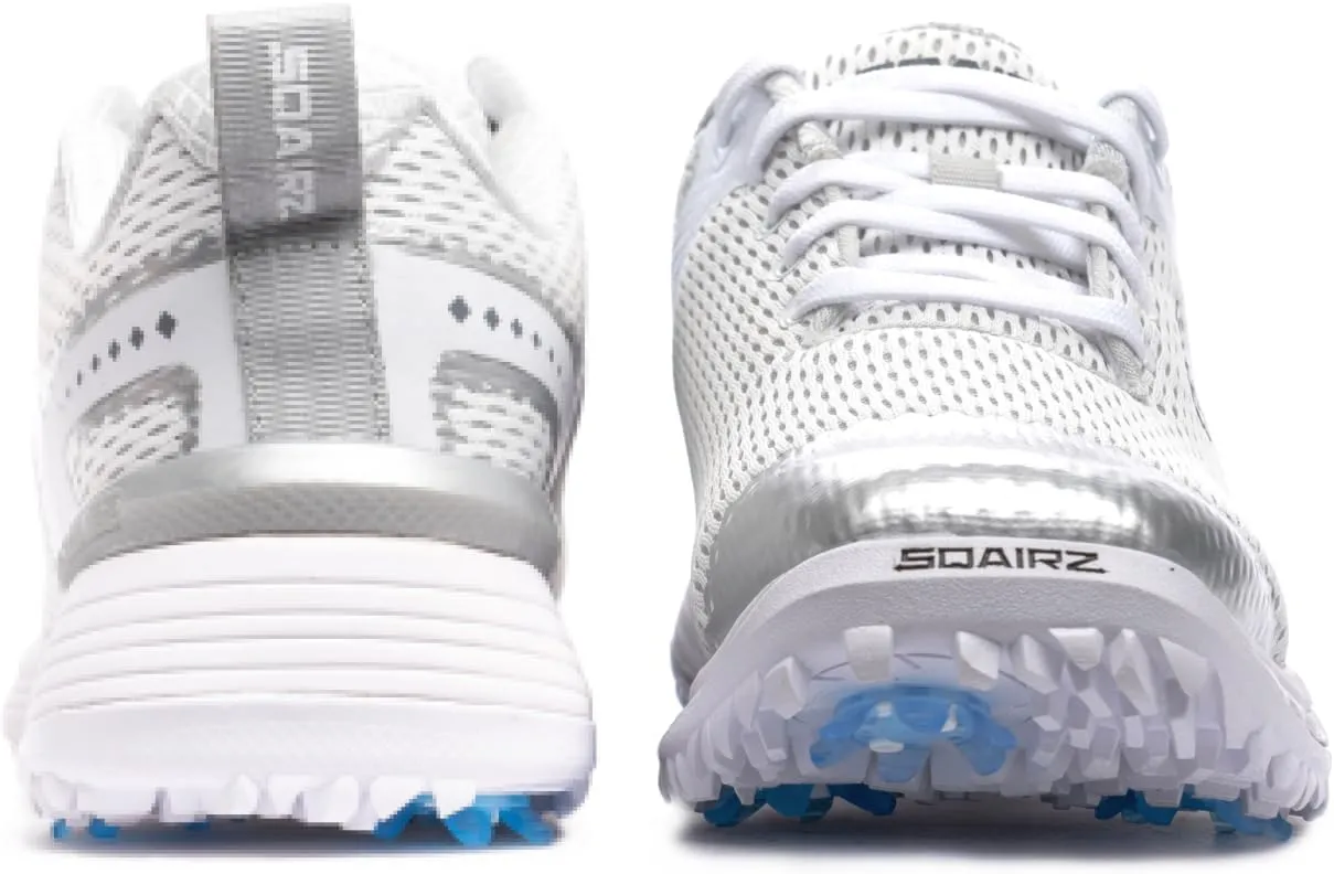 SQAIRZ Freedom Ultra Women's Athletic Golf Shoes, Designed for Balance & Performance, Replaceable Spikes, Breathable, Golf Footwear