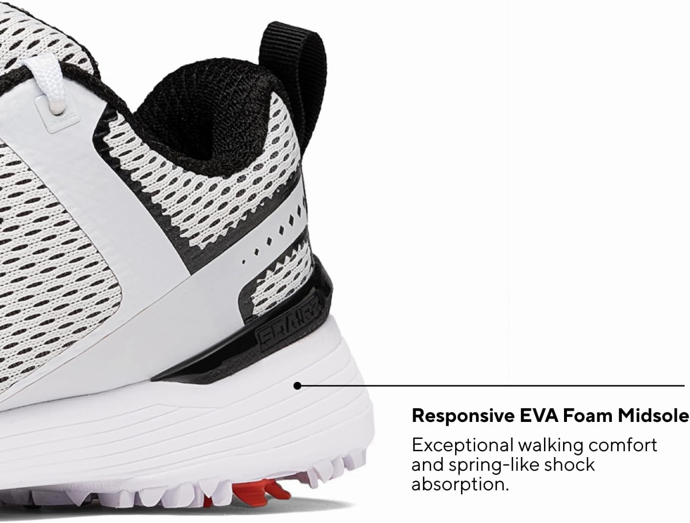 SQAIRZ Freedom Ultra Women's Athletic Golf Shoes, Designed for Balance & Performance, Replaceable Spikes, Breathable, Golf Footwear