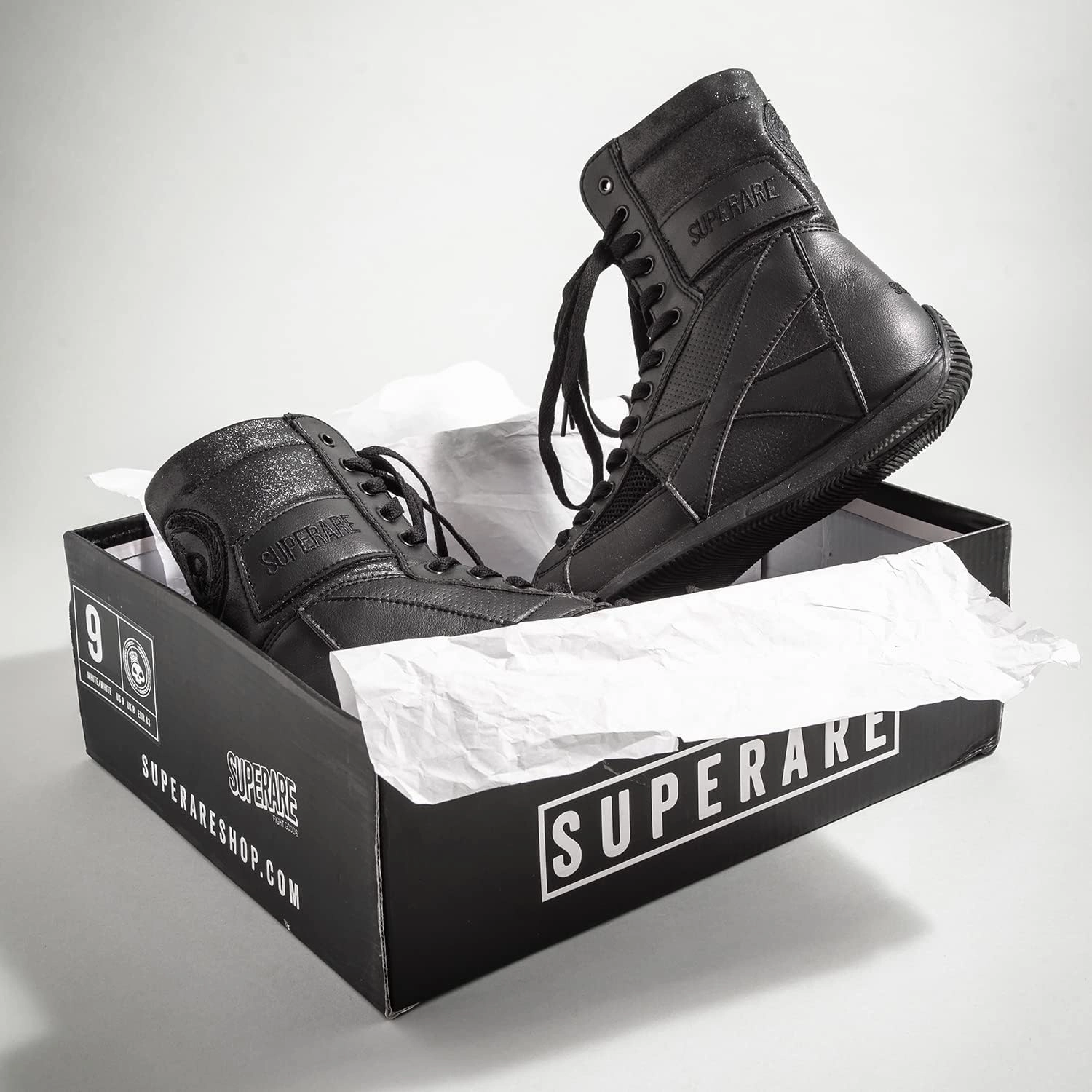 Superare Boxing Shoes  MMA Kick Boxing Pro Fighting Boots and Training Workout Shoes for Men and Women