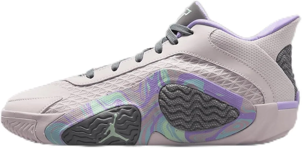Tatum 2 Big Kids' Basketball Shoes (FJ6459-600, Light Soft Pink/Smoke/Lilac/Mint Foam) Size 6.5