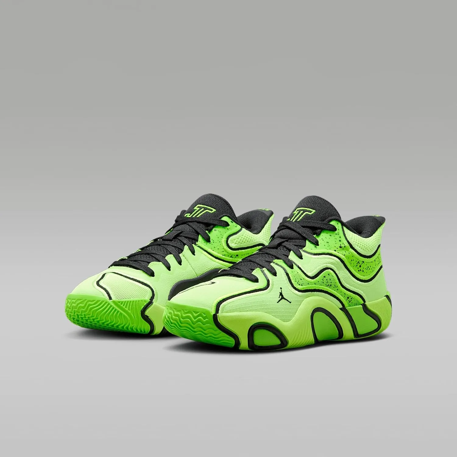 Tatum 3 Big Kids' Basketball Shoes (HV5894-300, Ghost Green/Electric Green/Black/Black)