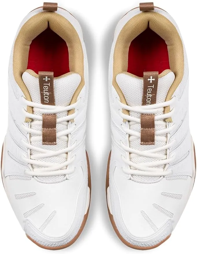 Teuton Sports ST2 Unisex All-Court Shoes: Lightweight, Breathable Sneakers for Tennis, Squash, Pickleball & More - Sizes 37-48 EUR