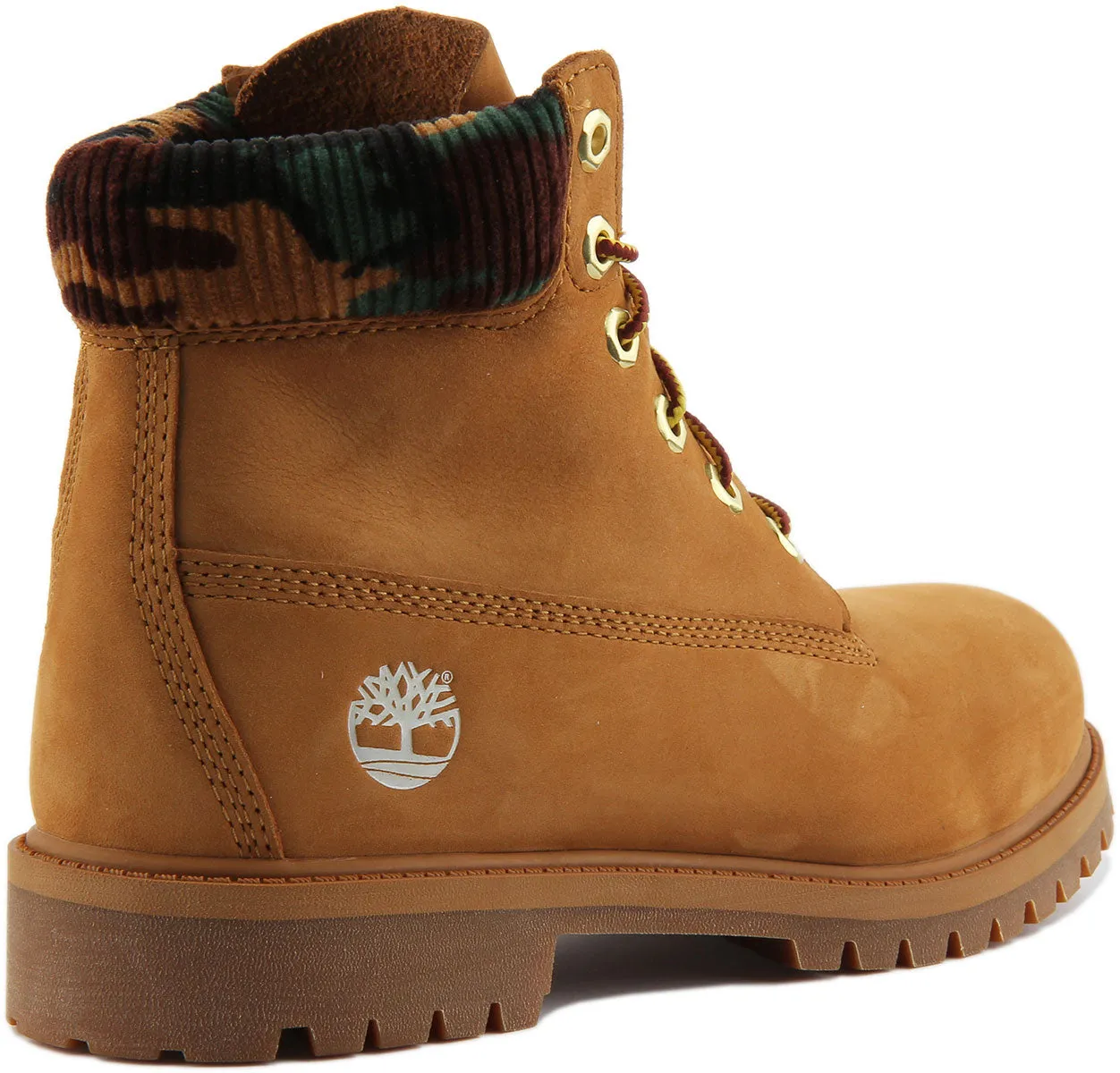 Timberland 6 inch A2Fq3 In Wheat Camo For Junior Shoes Timberland
