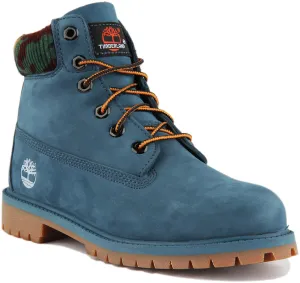 Timberland A2Fnk 6 Inch Boots In Blue For Juniors Shoes Timberland