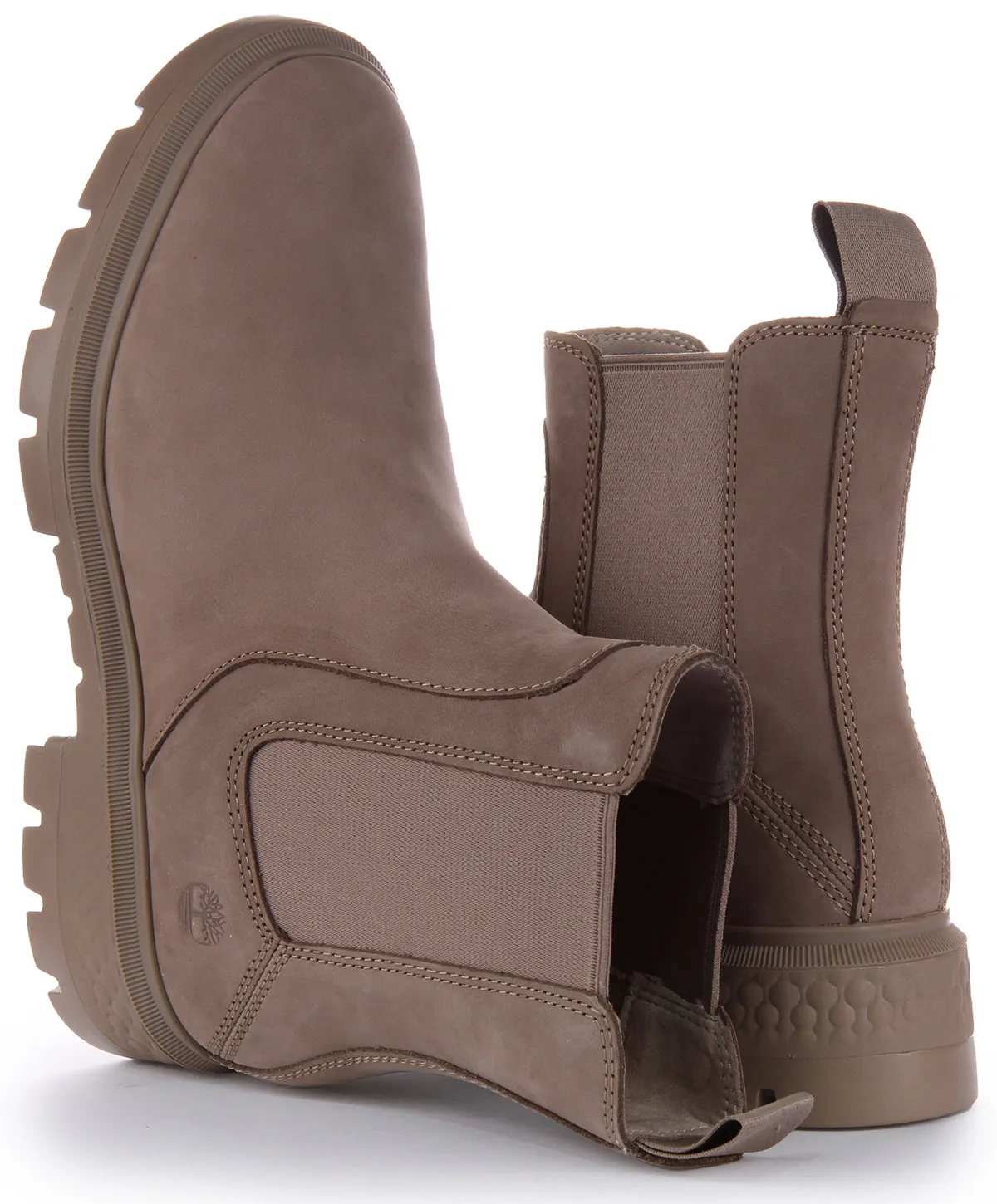 Timberland A41EW Cortina Valley Mid Chelsea In Taupe For Women Shoes Timberland