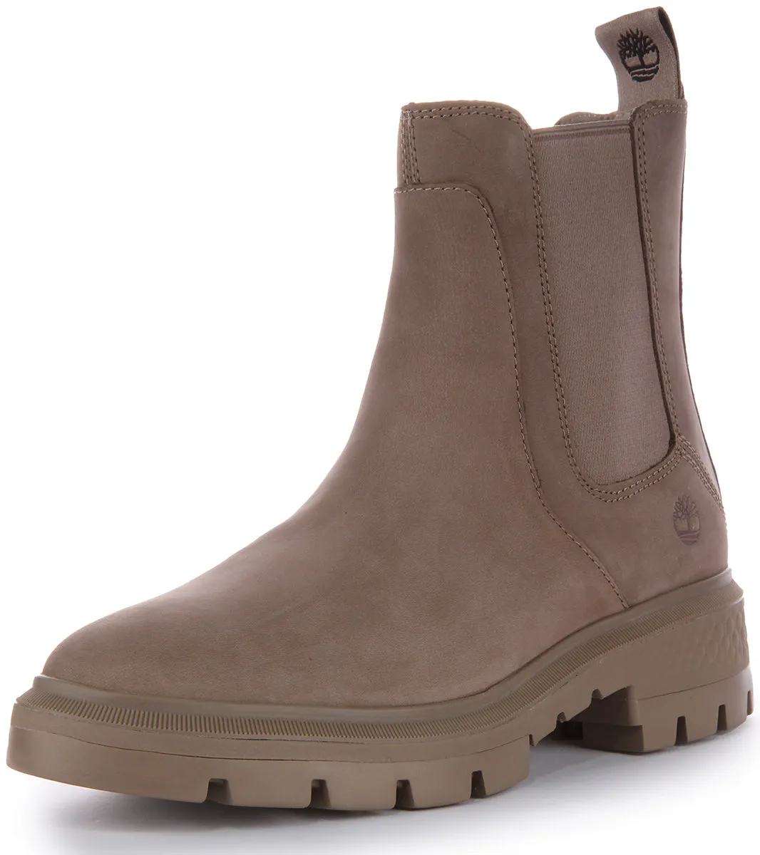 Timberland A41EW Cortina Valley Mid Chelsea In Taupe For Women Shoes Timberland