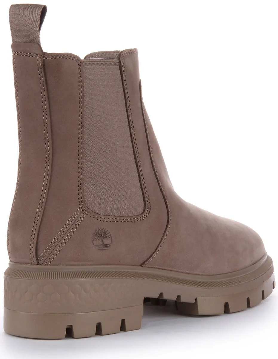 Timberland A41EW Cortina Valley Mid Chelsea In Taupe For Women Shoes Timberland