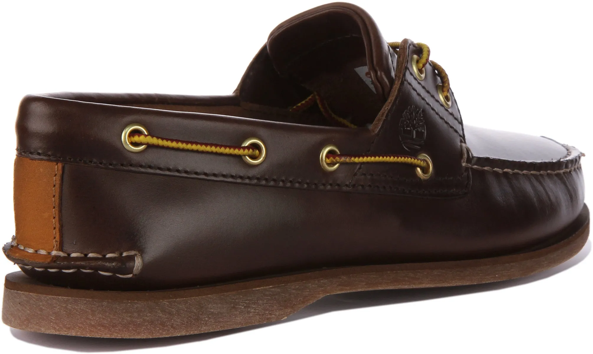 Timberland A5Qsz 2 Eyelet Boat Shoes In Dark Brown Shoes Timberland