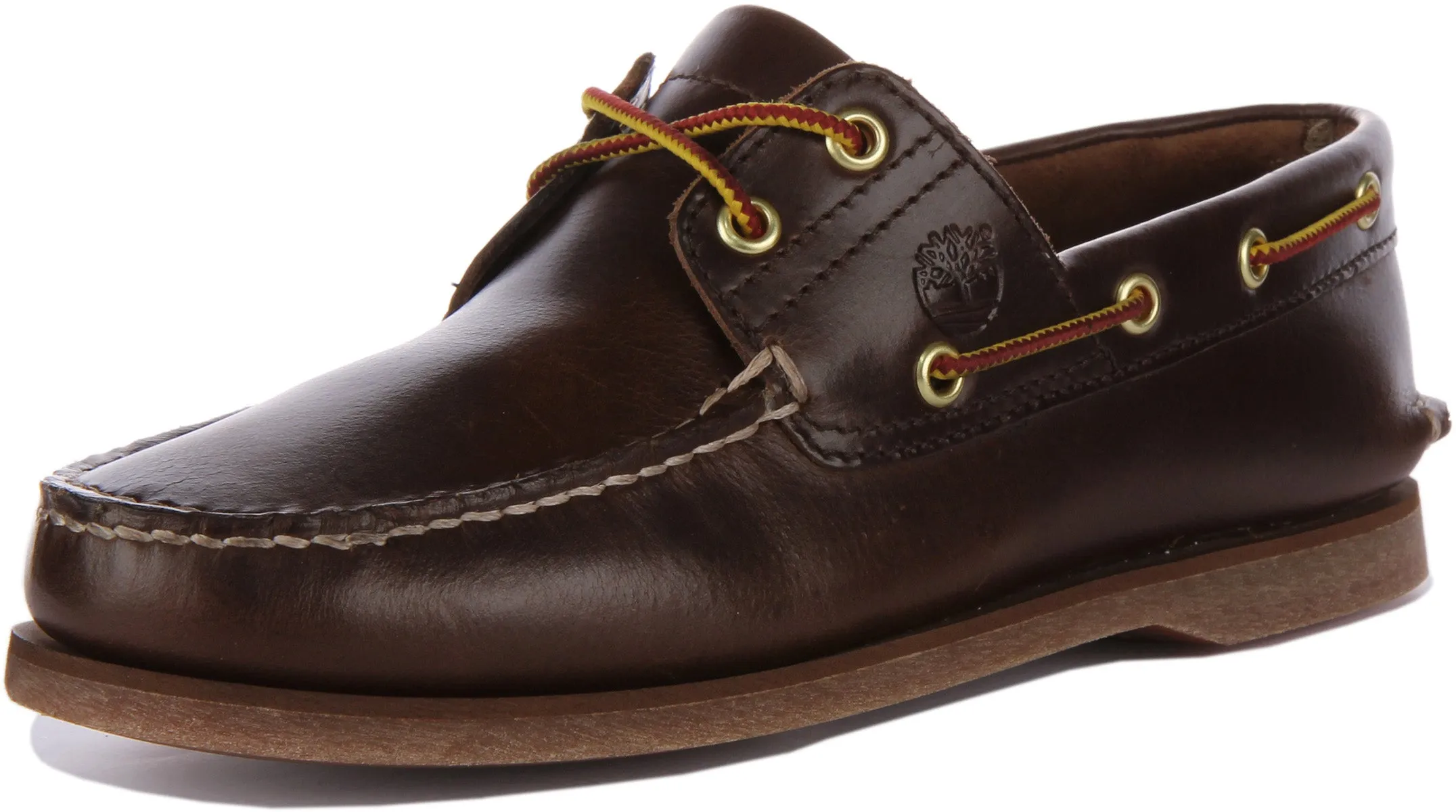 Timberland A5Qsz 2 Eyelet Boat Shoes In Dark Brown Shoes Timberland