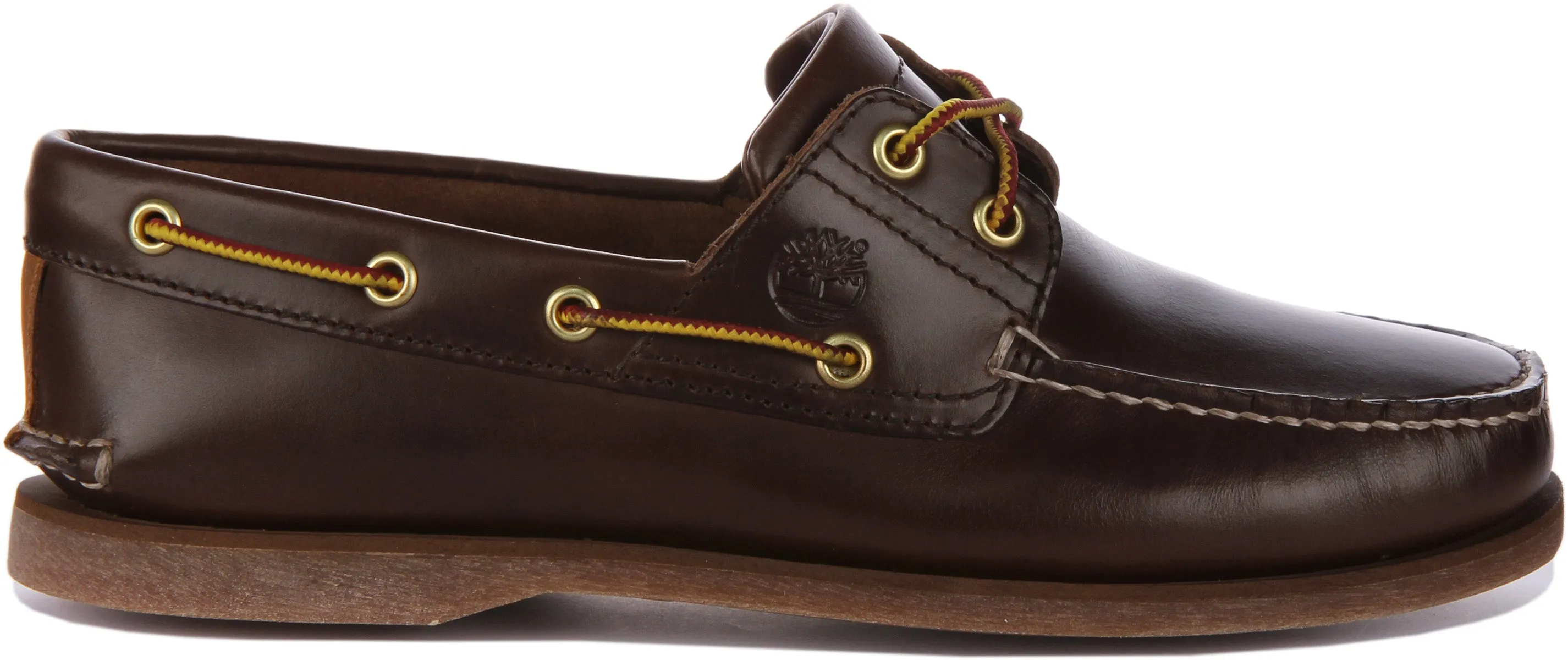 Timberland A5Qsz 2 Eyelet Boat Shoes In Dark Brown Shoes Timberland