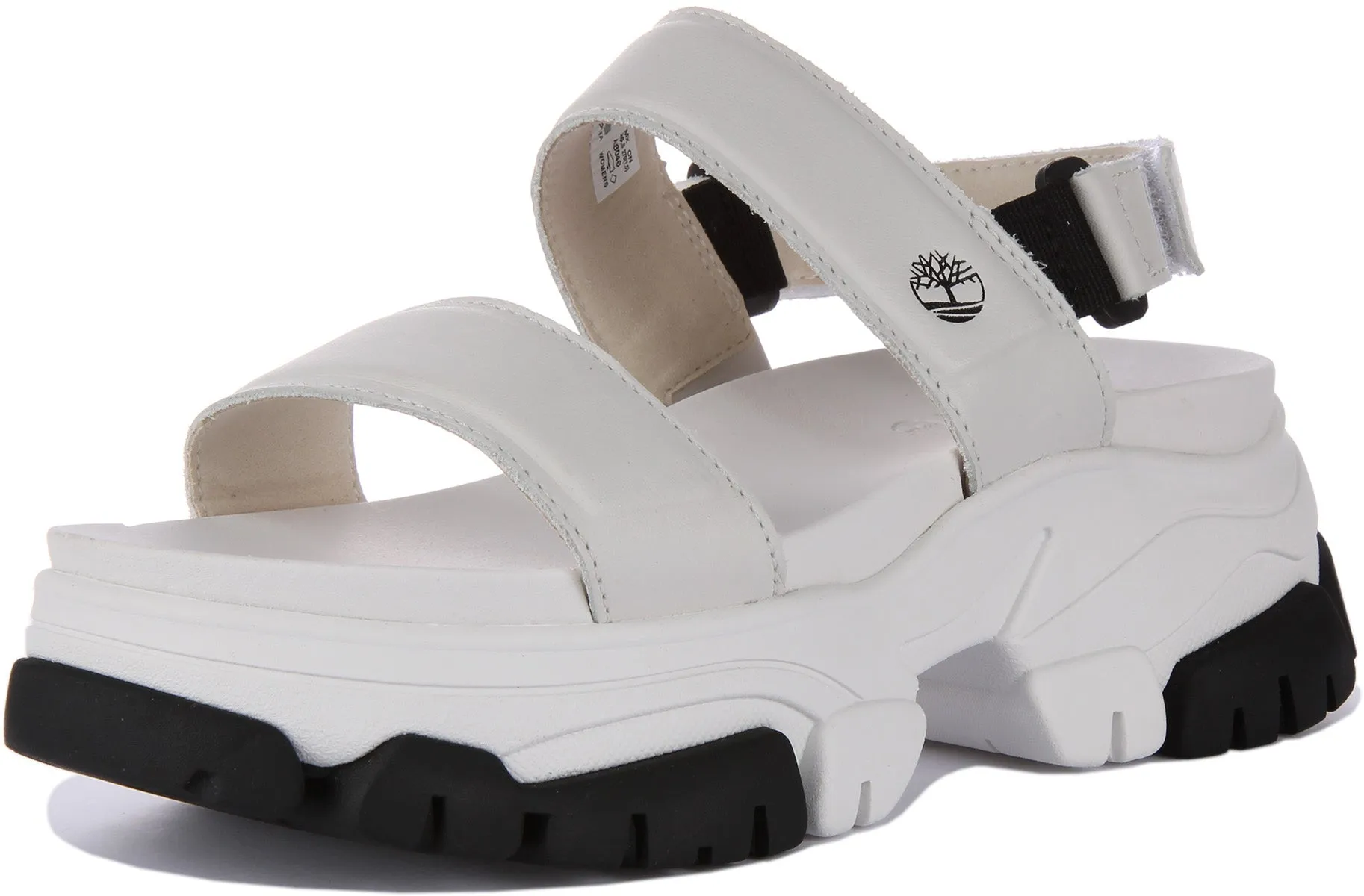 Timberland A5Usm Adley Way In White Platform Sandals Shoes Timberland