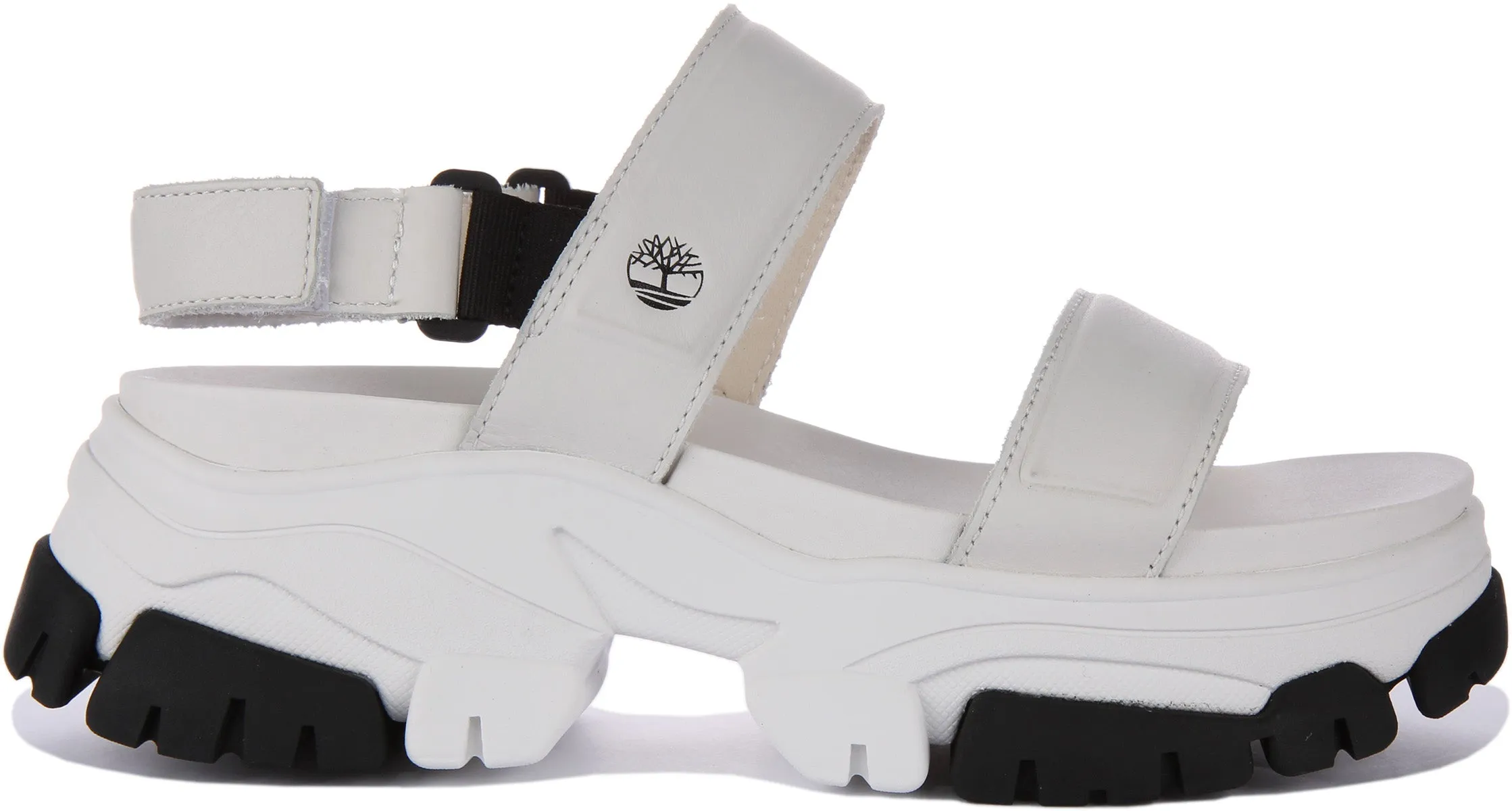 Timberland A5Usm Adley Way In White Platform Sandals Shoes Timberland