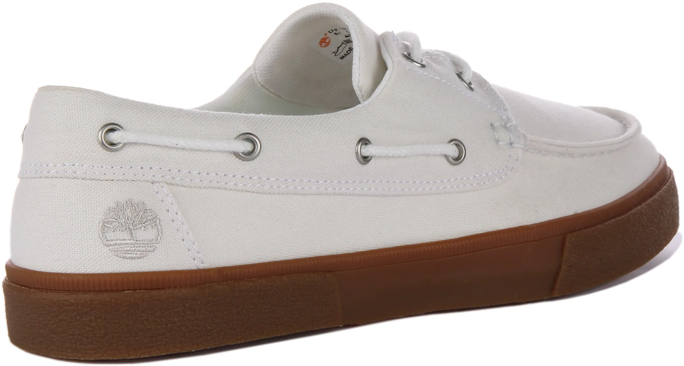 Timberland A5Zdn Union Wharf Boat Shoes In White For Men Shoes Timberland