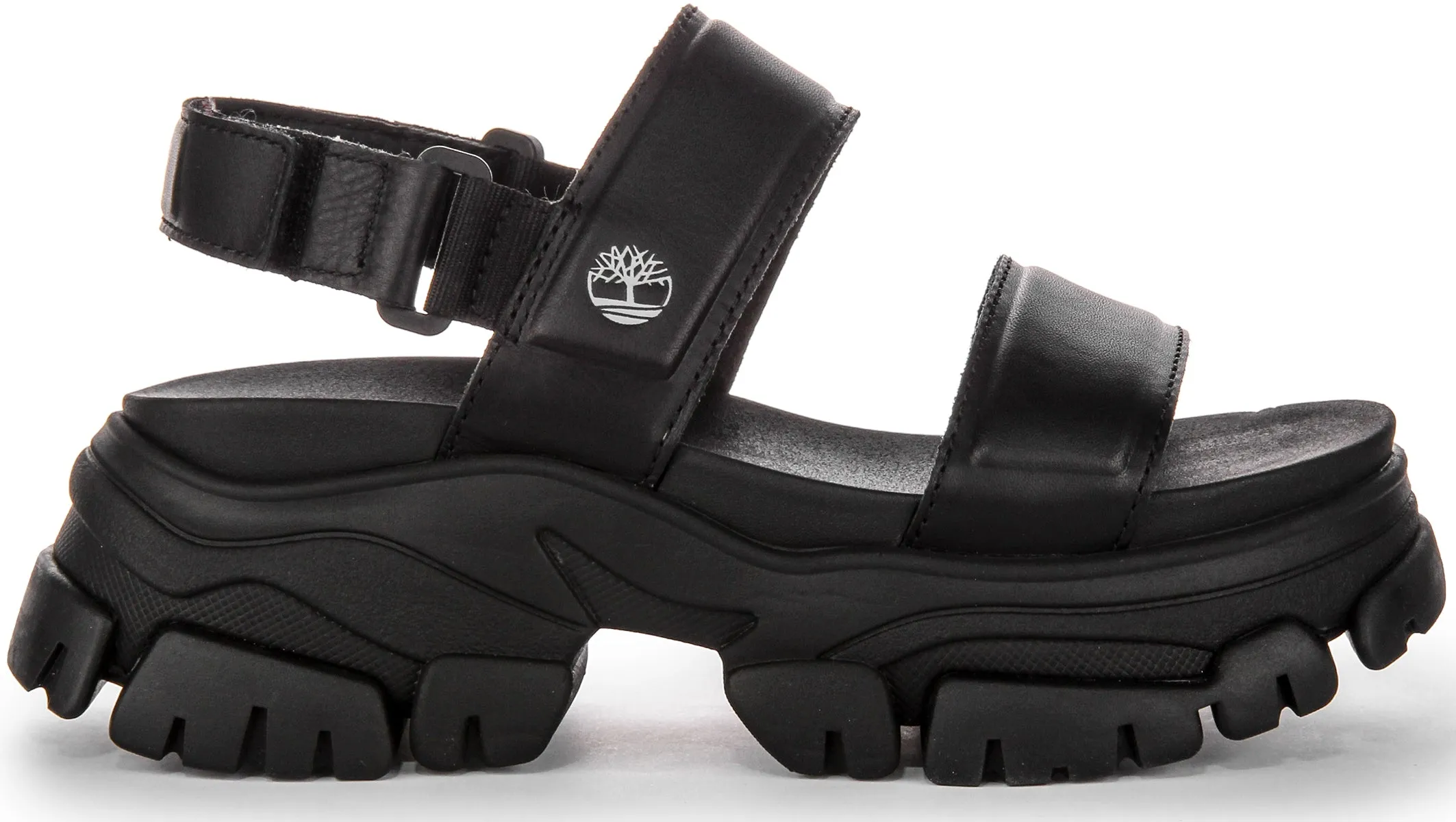 Timberland Adley Way A5Urz In Black Platform Sandals Shoes Timberland
