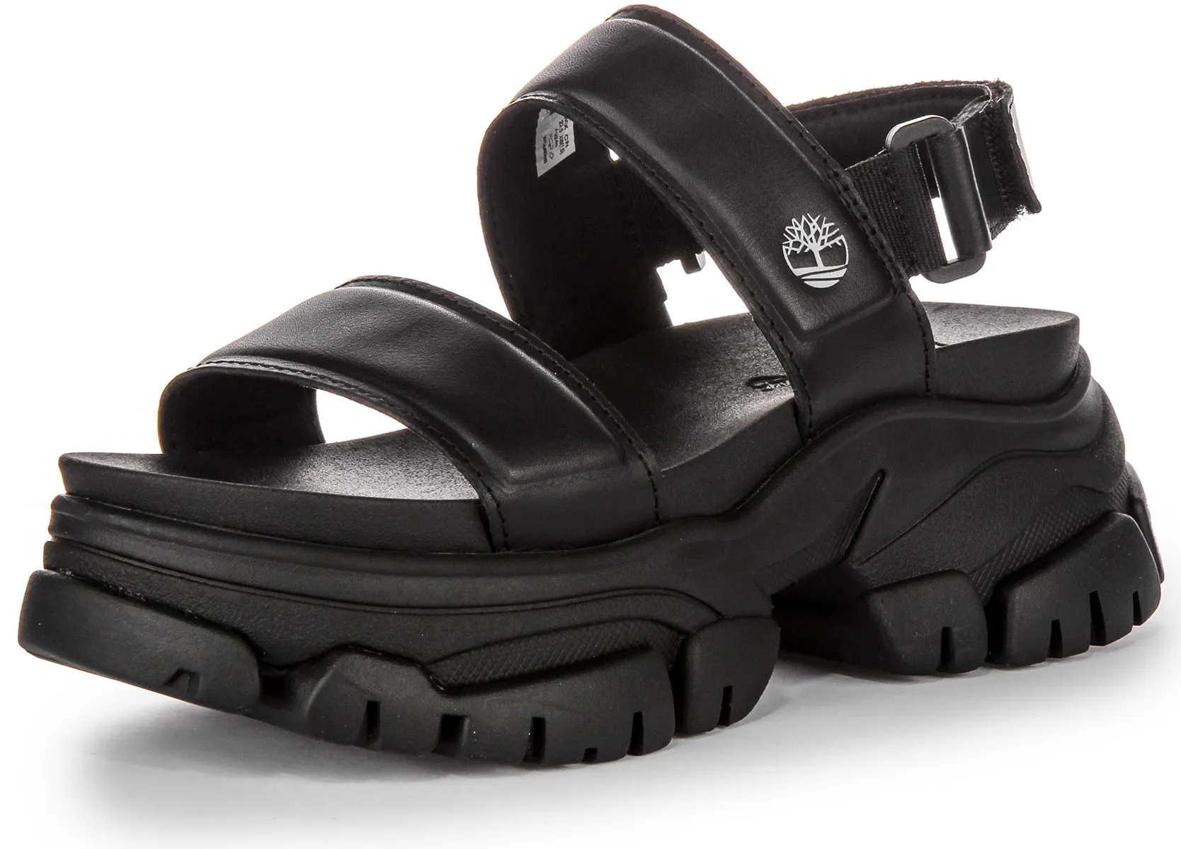 Timberland Adley Way A5Urz In Black Platform Sandals Shoes Timberland