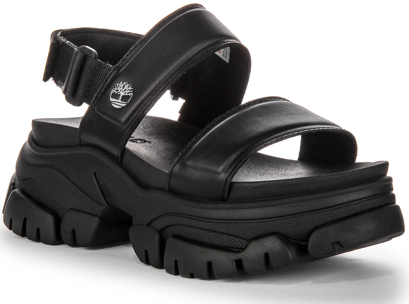 Timberland Adley Way A5Urz In Black Platform Sandals Shoes Timberland
